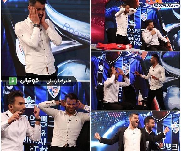 عکس پشت صحنه فوتبال