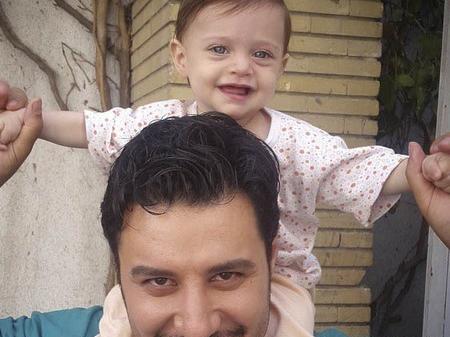 عکس بچه ی جواد عزتی