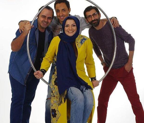 عکس الهام پاوه نژاد و امیرحسین رستمی