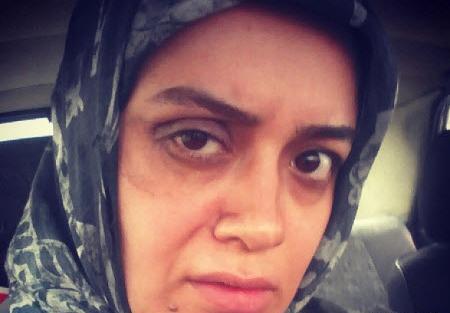 عکس های الهام چرخنده در شبکه مهاجر