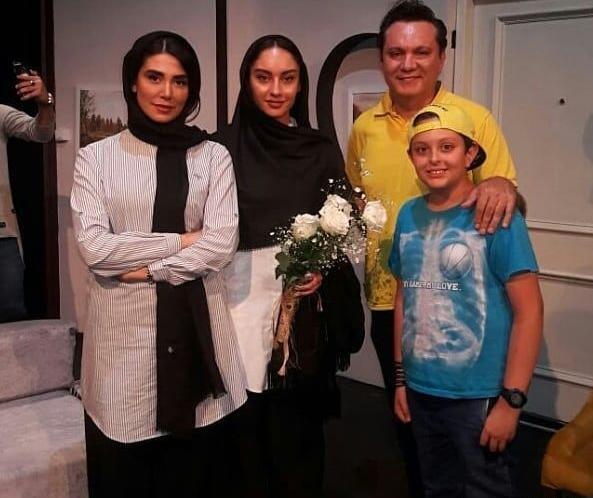 عکس های الهام چرخنده در شبکه مهاجر
