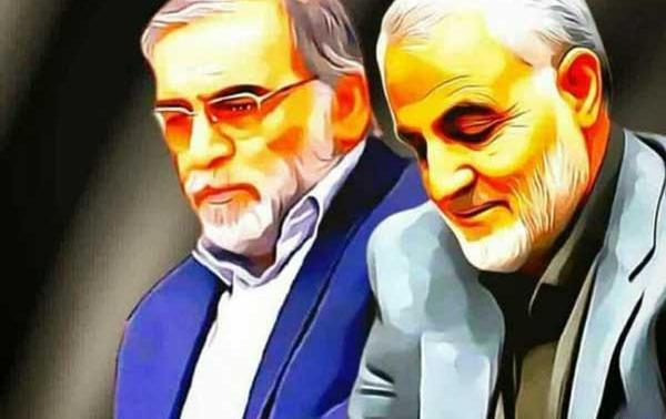 عکس سردار سلیمانی و فخری زاده