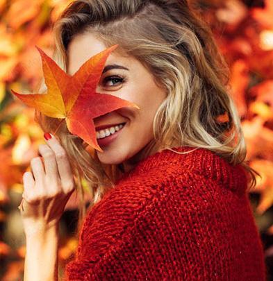 عکس پاییزی دخترونه برای پروفایل