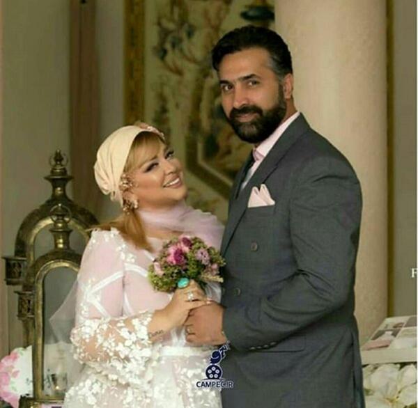 عکس امین حیایی و همسرش در عروسی برادرش