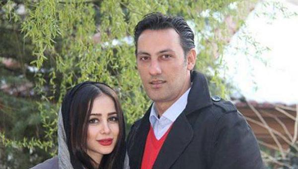 عکس الناز حبیبی در کنار جواد عزتی