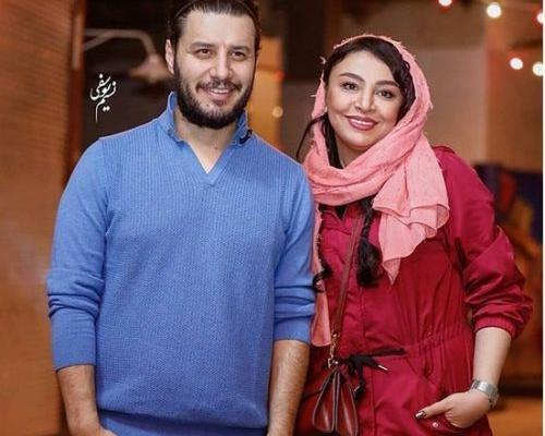 عکس الناز حبیبی در کنار جواد عزتی