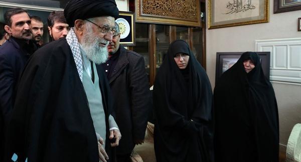 عکس سردار سلیمانی و خامنه ای