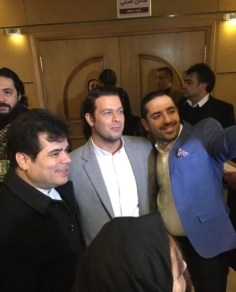 عکس پژمان بازغی در جشنواره فجر