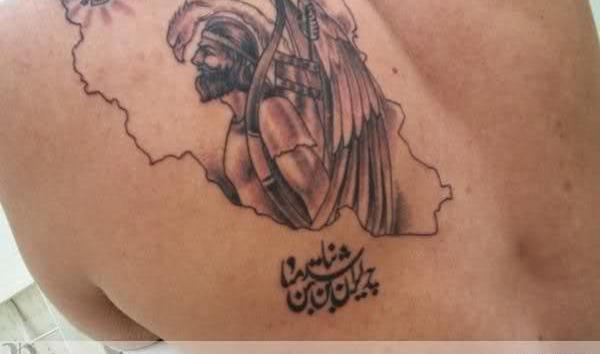 عکس تاتو کوروش کبیر