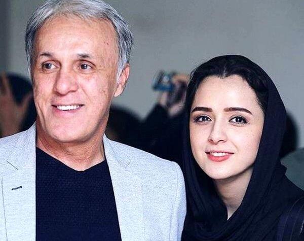 عکس ترانه علیدوستی و پدرش