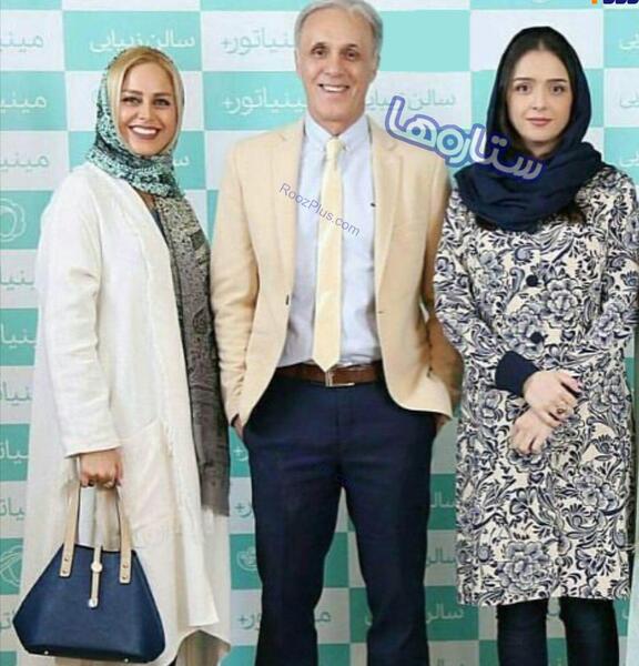 عکس ترانه علیدوستی و پدرش