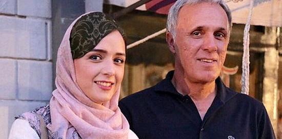 عکس ترانه علیدوستی و پدرش