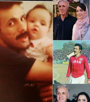 عکس ترانه علیدوستی و پدرش