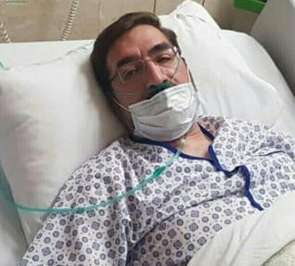 عکس حمید لولایی در بیمارستان
