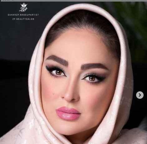 عکس نیم رخ الهام حمیدی