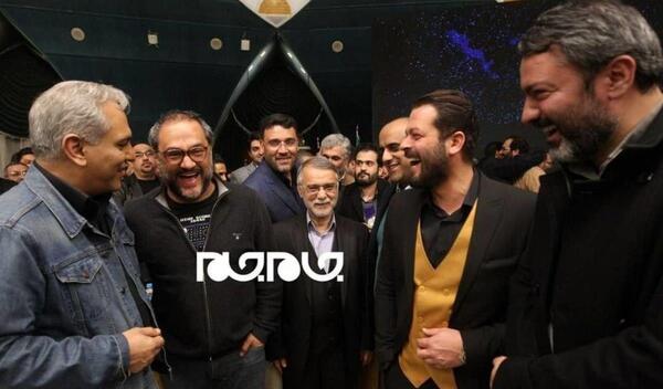 عکس پژمان بازغی و مهران مدیری