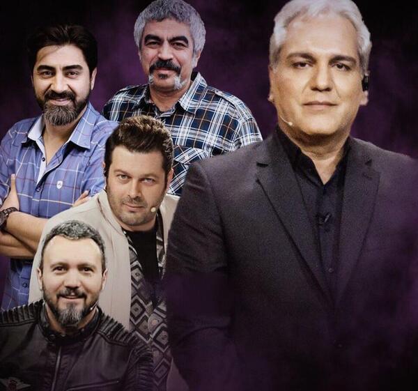 عکس پژمان بازغی و مهران مدیری