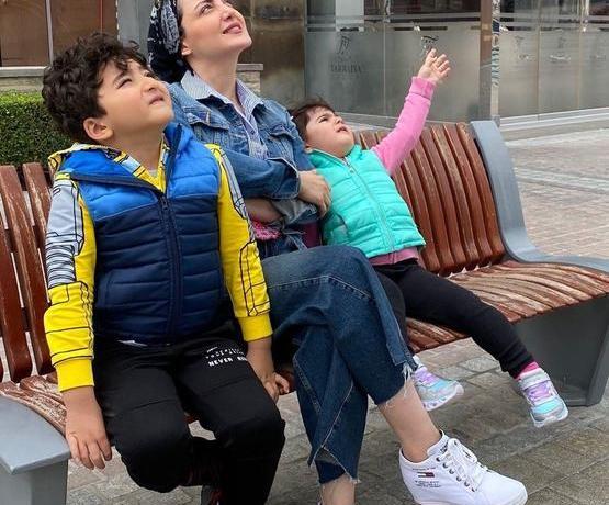 عکس شیلا خداداد و بچه هایش