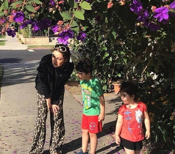 عکس شیلا خداداد و بچه هایش