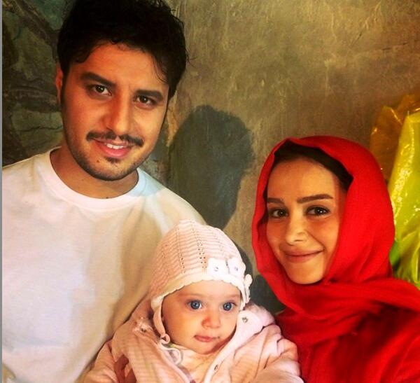 عکس الناز حبیبی با دوست پسرش