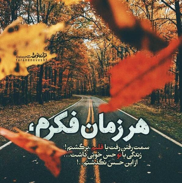 عکس پروفایل رفتن پاییز