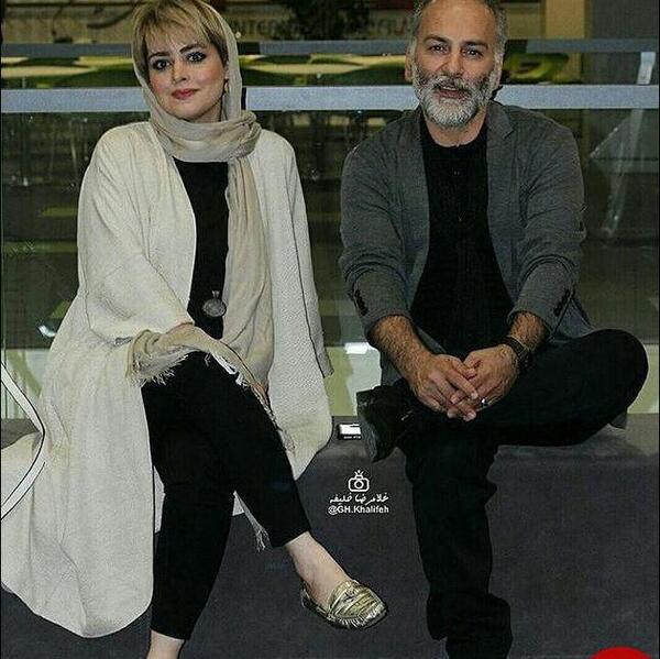 عکس بیوگرافی حمیدرضا آذرنگ و همسرش ساناز بایان
