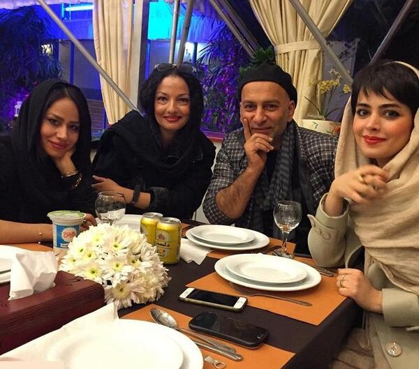 عکس بیوگرافی حمیدرضا آذرنگ و همسرش ساناز بایان