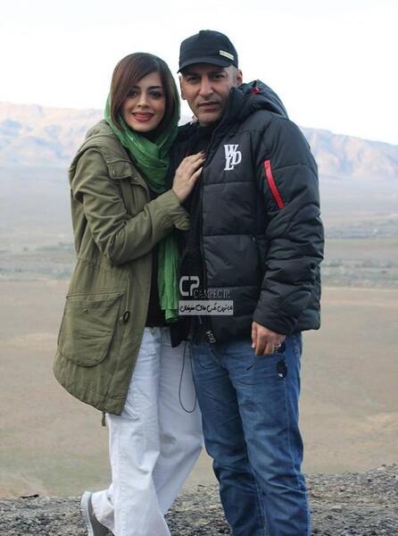 عکس بیوگرافی حمیدرضا آذرنگ و همسرش ساناز بایان