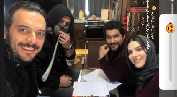 عکس عروسی حامد بهداد و همسرش