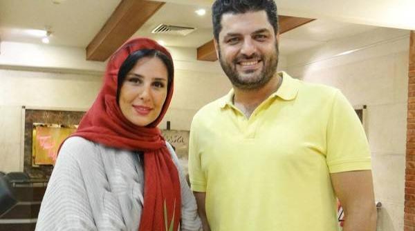 عکس سام درخشانی با دخترش