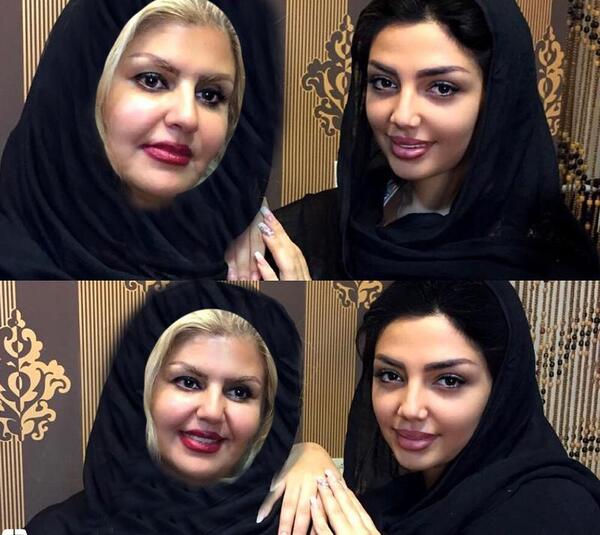 عکس ترلان پروانه و پدر و مادرش