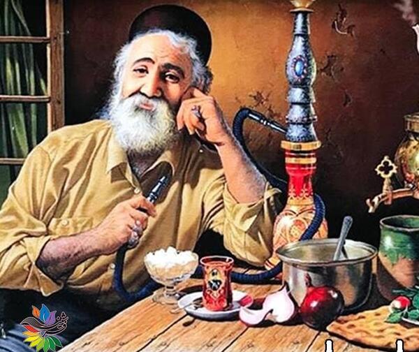 عکس پیرمرد قهوه چی
