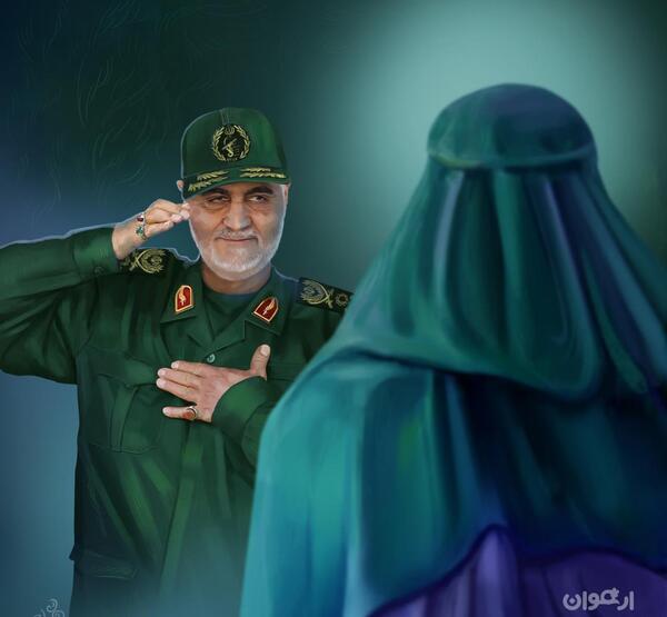 عکس امام حسین و سلیمانی