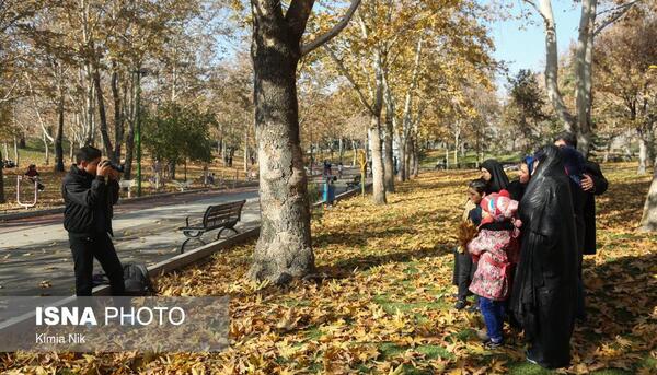 عکس پاییز زیبای تهران