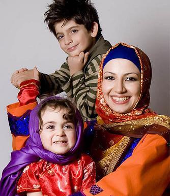 عکس زن وبچه ی پژمان بازغی