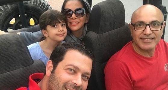 عکس زن وبچه ی پژمان بازغی