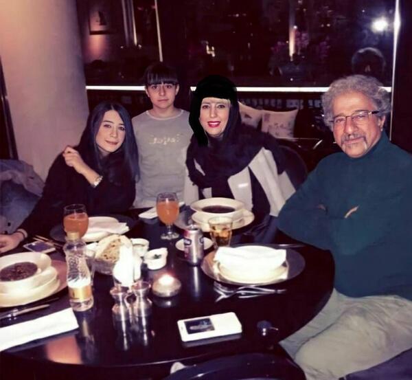 عکس علیرضا خمسه با دخترش