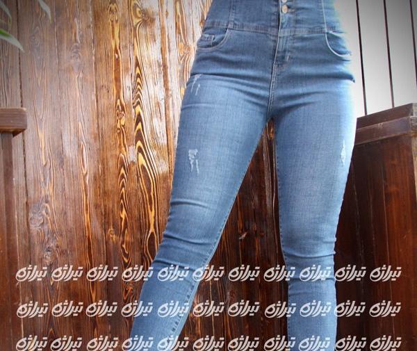 عکس شلوار جین فاق بلند دخترانه