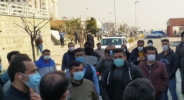 عکس علی انصاریان در بیمارستان