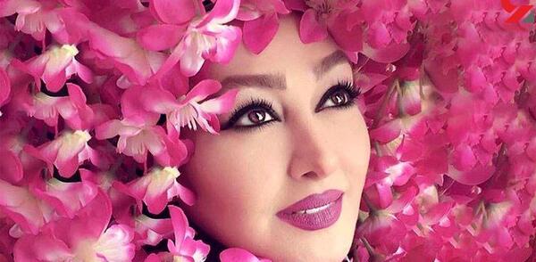 عکس های الهام حمیدی با ارایش غلیظ