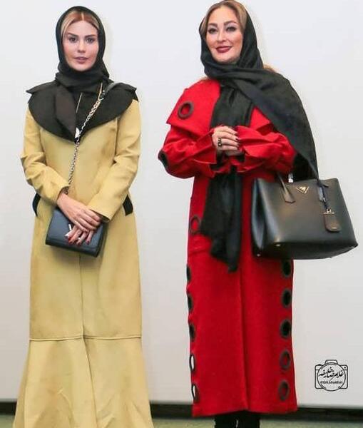 عکس های الهام حمیدی با ارایش غلیظ