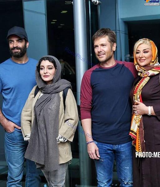 عکس ساره بیات با شوهر خواهرش