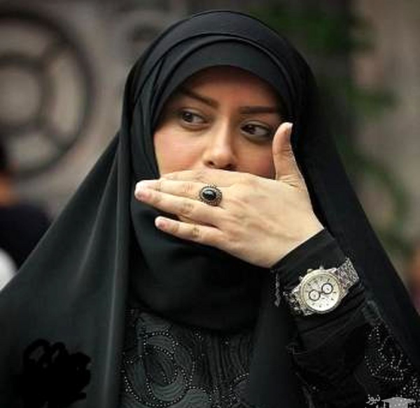 عکس الهام چرخنده در کربلا