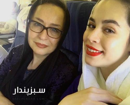 عکس بی حجاب آزیتا حاجیان در اینستاگرام دخترش