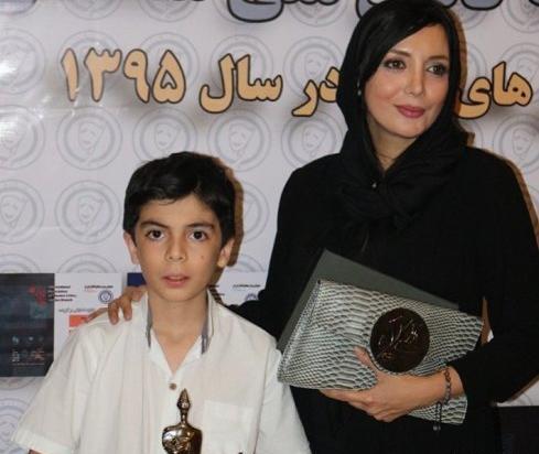 عکس رویا میرعلمی با پسرش