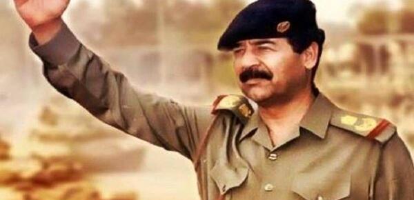 عکس سنگ قبر صدام حسین