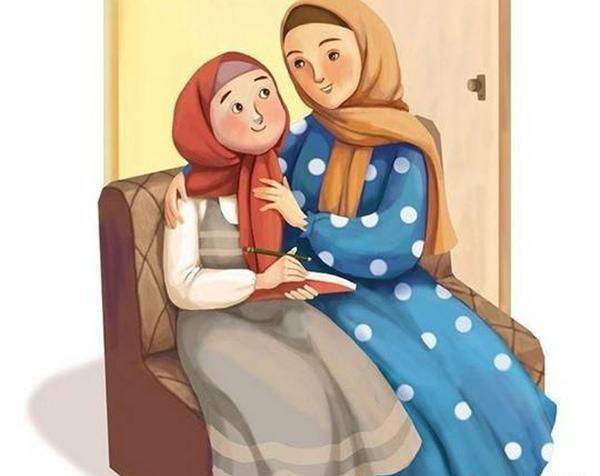 عکس انیمیشنی مادر و فرزند