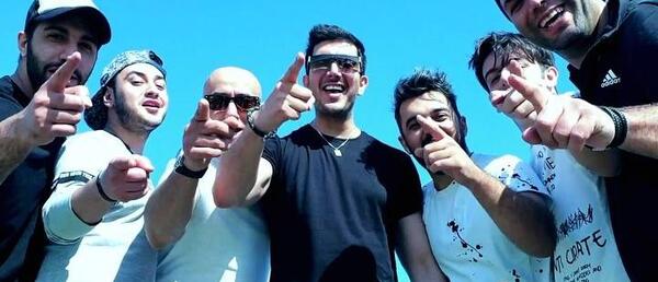 عکس فرزاد فرزین و گروه شوک