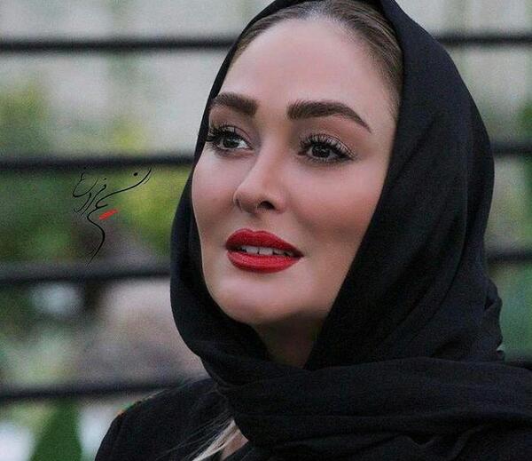 عکس الهام حمیدی با آرایش