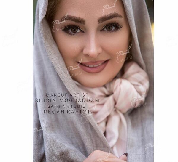 عکس الهام حمیدی با آرایش